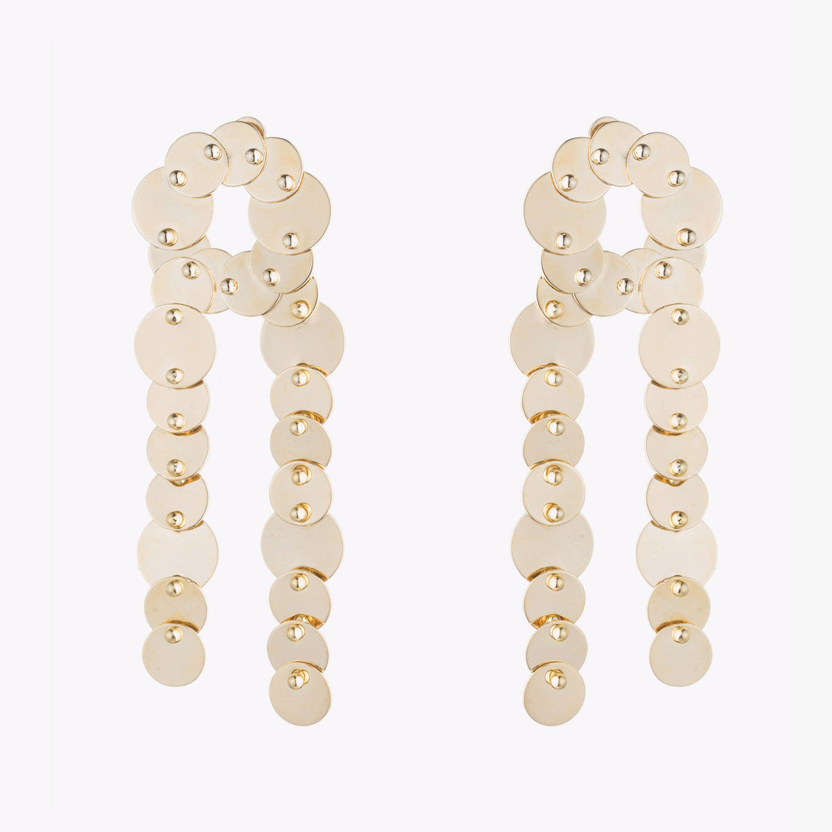 PINNED PAILLETTE DROP EARRINGS