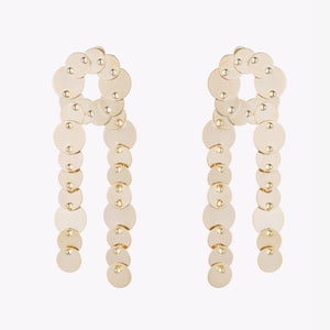 PINNED PAILLETTE DROP EARRINGS