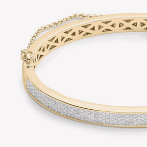 PAVÉ THIN SAFETY CHAIN BRACELET