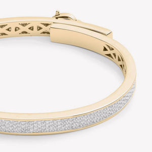 PAVÉ THIN SAFETY CHAIN BRACELET