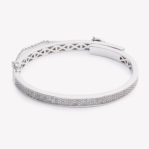 PAVÉ THIN SAFETY CHAIN BRACELET