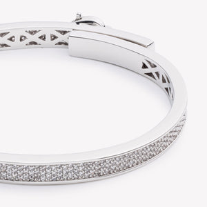 PAVÉ THIN SAFETY CHAIN BRACELET