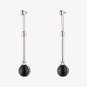 COLONNADE EARRINGS - ONYX
