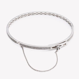 THIN PAVÉ SAFETY CHAIN CHOKER