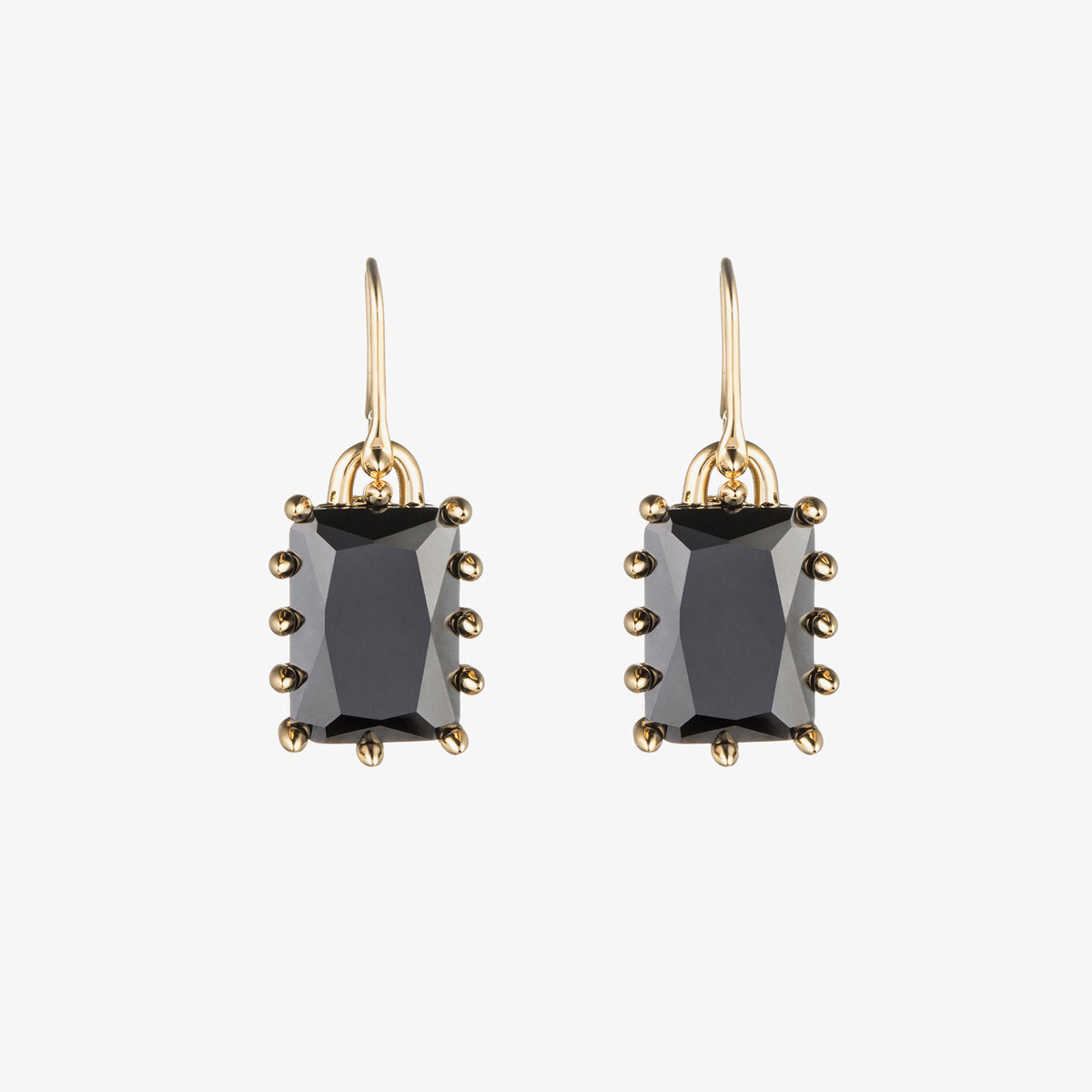 RECTANGLE ESTATE DROP EARRINGS
