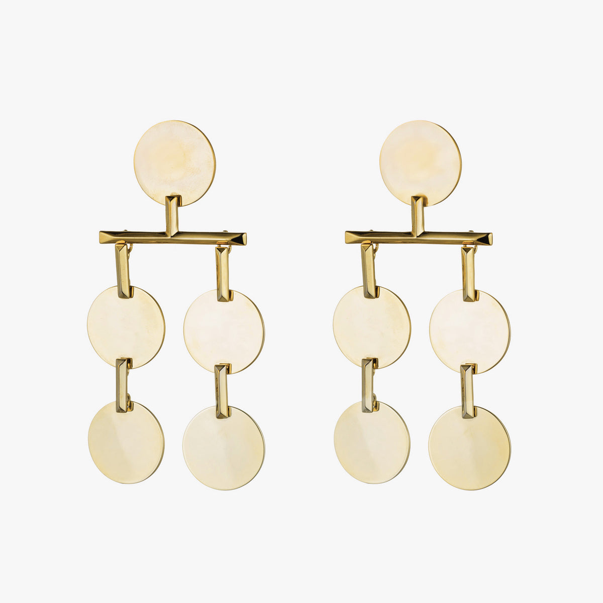 TOKEN CHANDELIER EARRINGS