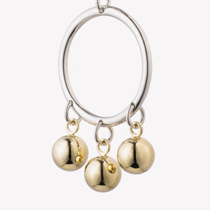 BARBELL CHANDELIER EARRINGS