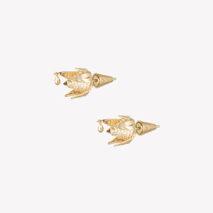 PAVÉ BUD STUD EARRINGS