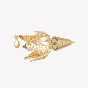 PAVÉ BUD STUD EARRINGS