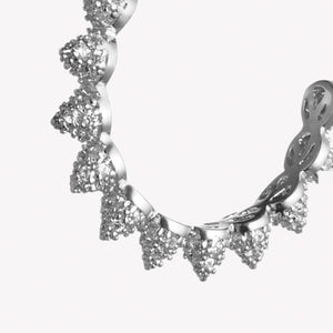 PAVÉ CONE HOOPS  |  1"