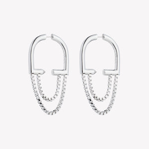 ALLURE CHAIN HOOPS