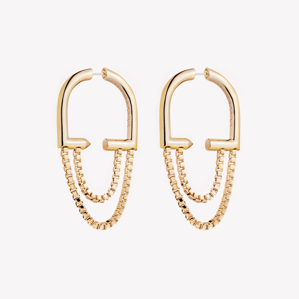 ALLURE CHAIN HOOPS