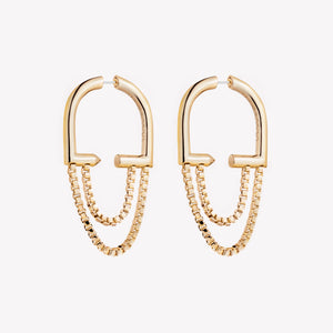 ALLURE CHAIN HOOPS