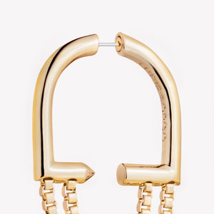 ALLURE CHAIN HOOPS