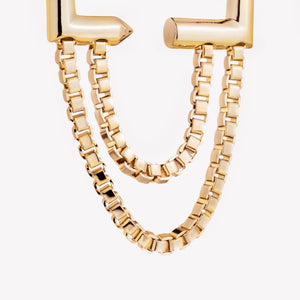 ALLURE CHAIN HOOPS