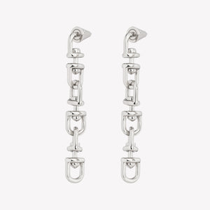 FAME LINK DROP EARRINGS