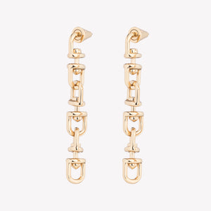 FAME LINK DROP EARRINGS