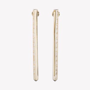 BAGUETTE LINE  EARRINGS