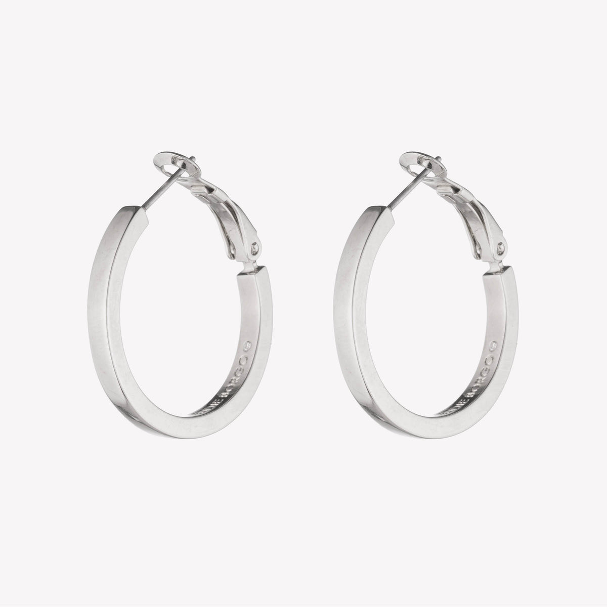 CUBE HOOP EARRINGS  |  1"