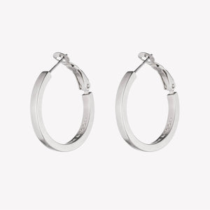 CUBE HOOP EARRINGS  |  1"