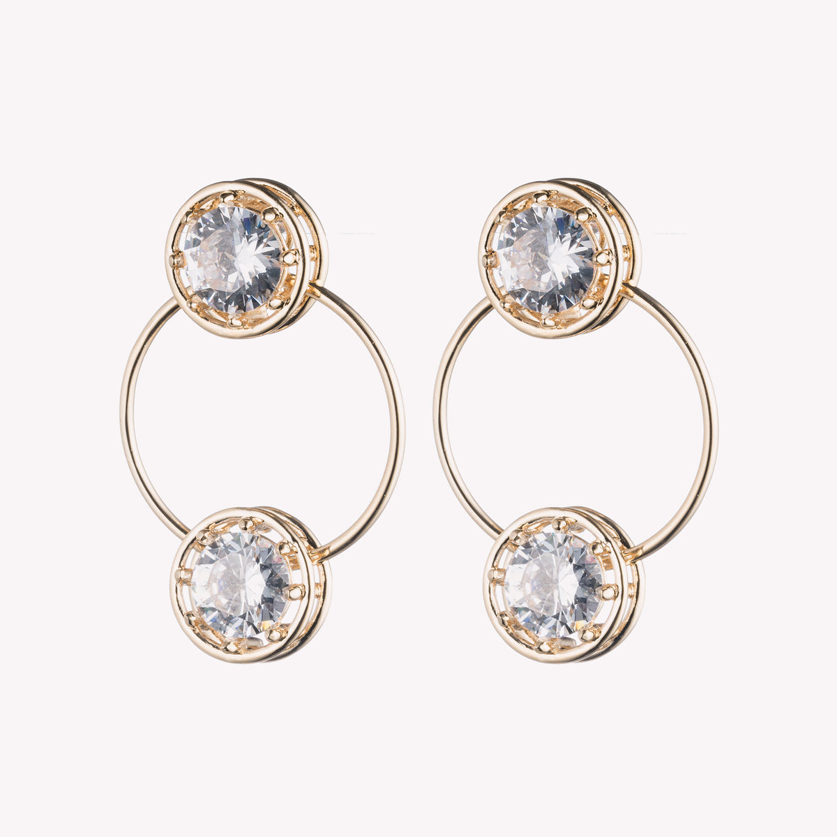 CIRCLE ESTATE HOOP EARRINGS
