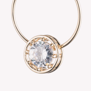 CIRCLE ESTATE HOOP EARRINGS