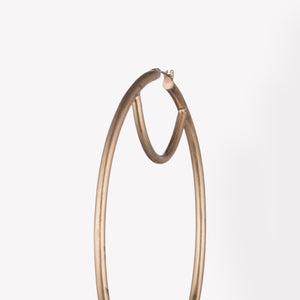 CROSSBAR HOOP EARRINGS