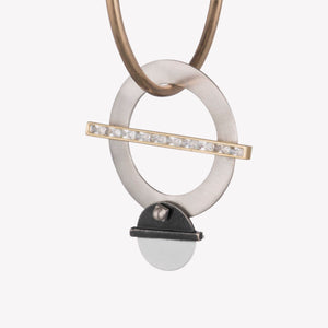 CROSSBAR HOOP EARRINGS