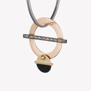 CROSSBAR HOOP EARRINGS