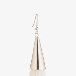 LONG SILK TASSEL EARRINGS