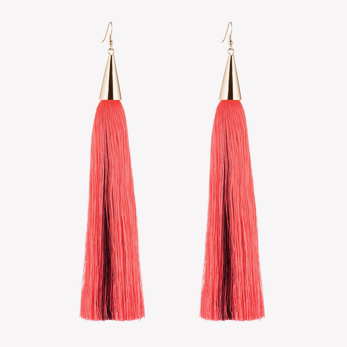 LONG SILK TASSEL EARRINGS