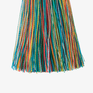 SMALL SILK TASSEL EARRINGS