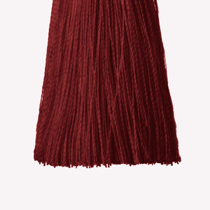 SMALL SILK TASSEL EARRINGS