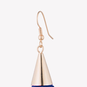 SMALL SILK TASSEL EARRINGS