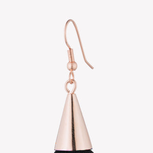 SMALL SILK TASSEL EARRINGS