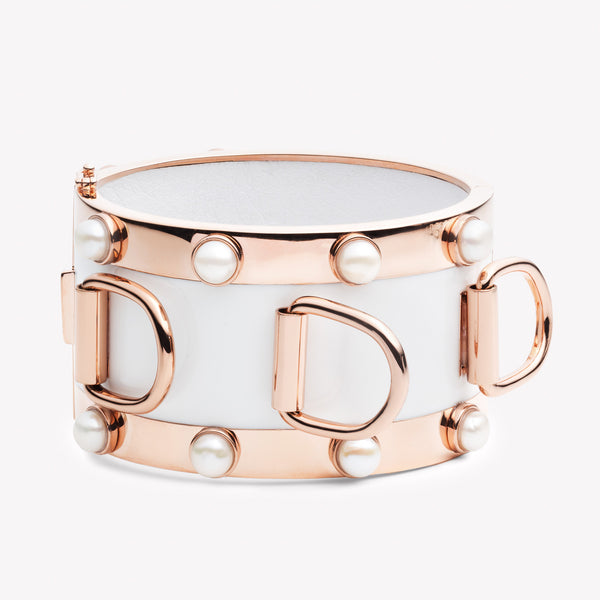 PEARL D-RING CUFF
