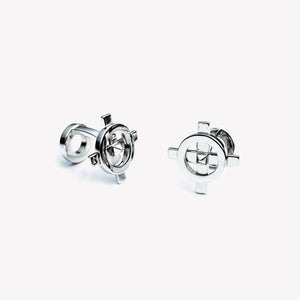 MENS COMPASS CUFFLINKS