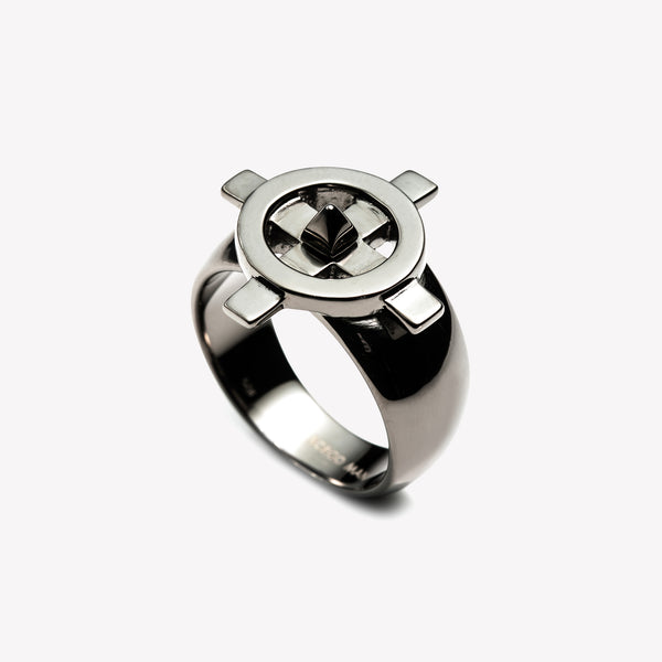 MENS COMPASS RING