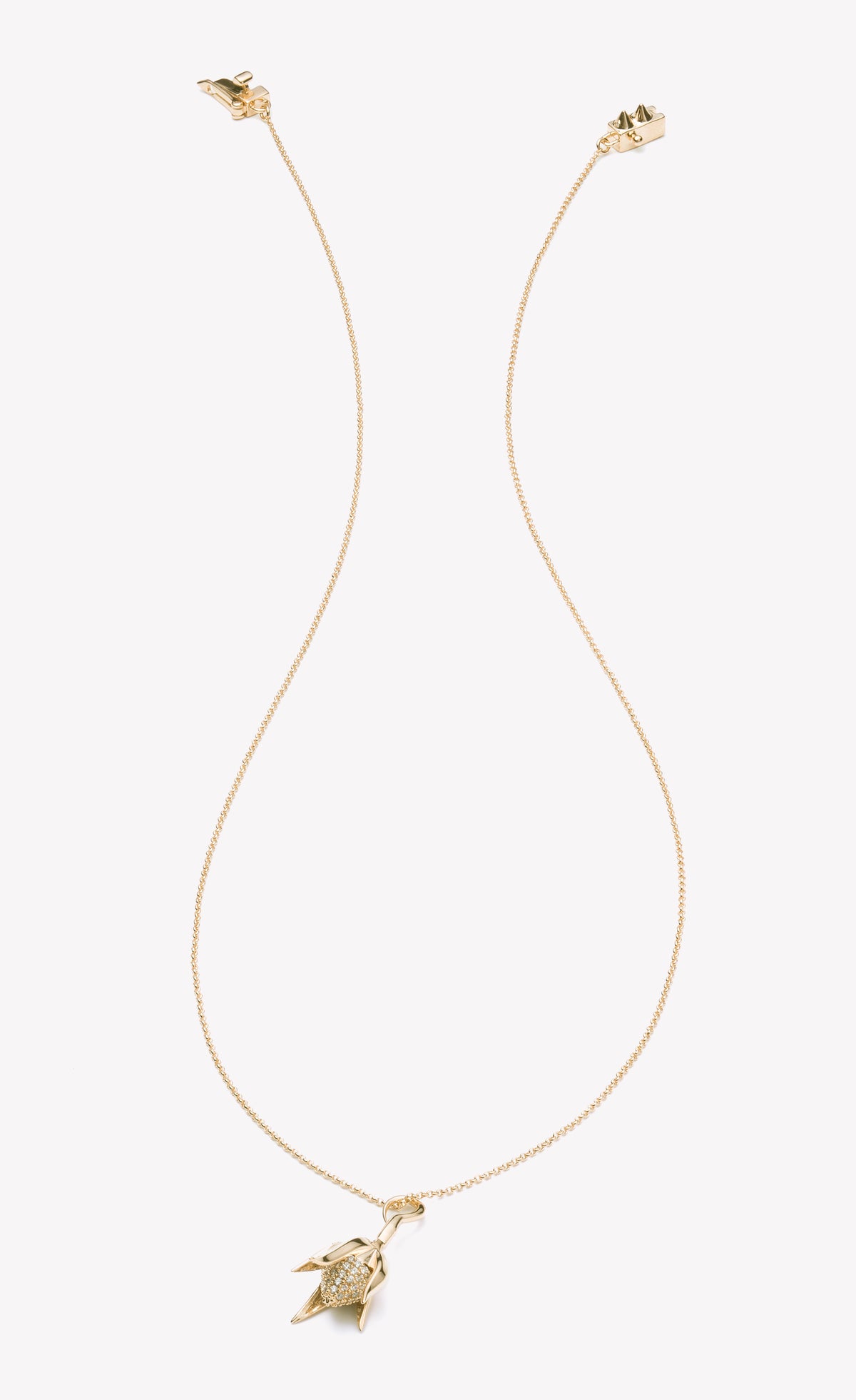 PAVÉ BUD DROP PENDANT