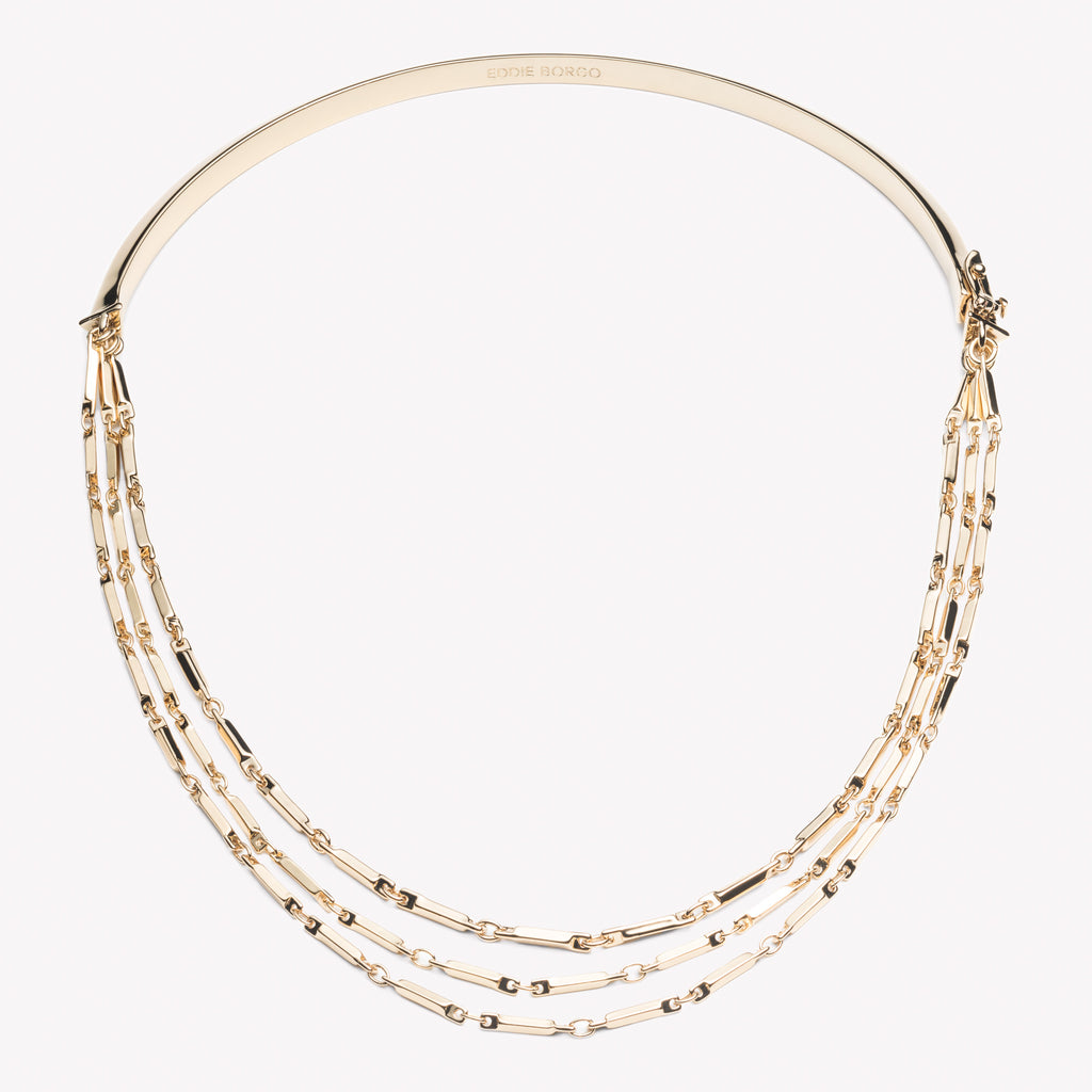 PEAKED CHAIN NECKLACE