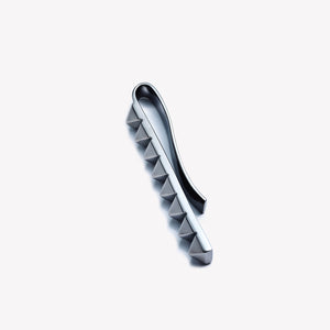 LARGE PYRAMID TIE CLIP | SKINNY TIE